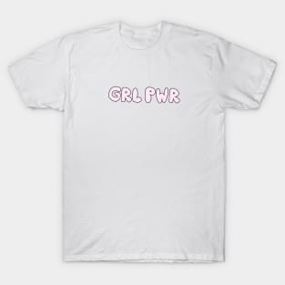 GRL PWR (black outline) T-Shirt